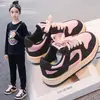 Zapatillas Bajas para Niños 2026 Primavera Nuevas Moda Coreana Zapatos Casuales para Niños con Cierres de Velcro Zapatos para Niñas
