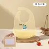 Babero de Silicona para Bebé Nuevo Verano Suplemento Alimenticio para Bebé Bolsillo para Arroz Bolsillo para Saliva Babero Ligero e Impermeable para Niños