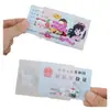 Portatarjetas de identificación de dibujos animados creativos, protección de privacidad, alto valor estético, portatarjetas para tarjetas bancarias y tarjetas de acceso, clip para tarjetas