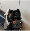 Bolso Cubo de Diseño de Nicho para Mujer 2025 Nueva Moda Acolchado con Cadena Pequeño Fragante con Cordón Bolso de Hombro Cruzado