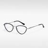 M2500 export ojo de gato mariposa marco pequeño moderno foto callejera marco personalizado gafas graduadas para miopía para mujer con protección contra la luz azul