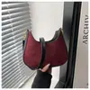 Nova Bolsa de Axila Estilo Francês 2026 para Mulheres, Design de Nicho com Toque de Luxo, Bolsa de Ombro Versátil para o Dia a Dia, Bolsa Transversal, Bolsa Meia-Lua