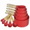 Venta Caliente de Amazon Juego de Tazas y Cucharas Medidoras de Acero Inoxidable y Plástico Set de 10 Piezas Herramientas para Hornear Utensilios de Cocina Hogar