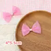 Novos Acessórios de Cabelo de Renda Brilhante de Seda Coreana Laços para Sapatos Chapéus Roupas de Boneca Gravatas Laços Semi-acabados