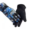 Guantes de montar venta al por menor guantes de invierno venta al por mayor camuflaje engrosado guantes para hombre venta al por mayor terciopelo cálido para ciclismo impermeables