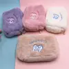 Nueva Bolsa de Maquillaje de Peluche Simple Linda ins Nubes Oso Sonriente Bolsa de Lavado de Manos Bolsa de Almacenamiento de Maquillaje