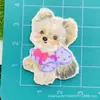Peluche Lindo de Cachorro de Dibujos Animados Parche Acrílico Accesorios para Pasadores DIY Joyería Hecha a Mano Insignia Imán para Refrigerador Venta al por Mayor