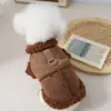 Roupas para cães forradas com lã removível Roupas de inverno Pet Teddy Filhote de cachorro Cachorro pequeno Bitter Bear Pome Roupas para gatos Outono e inverno
