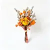 Flores secas transfronteiriças, flores preservadas, lembrancinhas de feriado, mini buquês, lapelas, decorações para caixas de presente de feriado, fabricante de presentes
