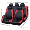 Comércio Exterior Mais Vendido Amazon PU 5 Lugares 9 Peças Cobertura Completa para Banco de Carro Linha Única Losango Cobertura para Banco de Carro