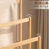 Perchero para uso doméstico, tendedero de balcón, perchero para pantalones, perchero de pie vertical para dormitorio, estante simple móvil
