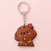Chaveiro de Desenho Animado PVC Anel de Chave Criativo Silicone Pingente de Bolsa de Chave Prêmio de Estudante Pequeno Presente Brinde Venda por Atacado