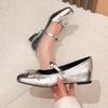 Zapatos de Salón Retro Franceses con Plataforma Interior para Mujer 2025 Estilo Nuevo con Falda, Zapatos Mary Jane de Gama Alta