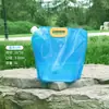 Bolsa de almacenamiento de agua para exteriores bolsa de vino bolsa de agua plegable portátil bolsa de agua senderismo camping bolso de mano de plástico azul gran capacidad