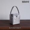 Bolsa de té de seda gruesa con brocado Erya, bolsa de té china simple, bolsa de almacenamiento para juegos de té de viaje de tela.