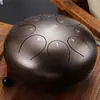 [Instrumento Musical Huashu] Tambor Etéreo de 8 Tonos de 10 Pulgadas, Lengua Redonda, Plato de Percusión Vacío de Color, Tambor de Lengua de Acero, Instrumento de Percusión para Principiantes