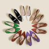 Salto Alto Salto Agulha Feminino 2025 Início da Primavera Novo Branco Profissional Design Nicho Elegante Senhora Sapatos Nude