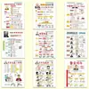 Psicología Educativa Conocimiento Psicología Infantil Conocimiento Integral Pegatinas para Notas Cuaderno Escritorio Decoración DIY Pegatinas