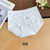 Ropa interior para mujer de algodón puro, hipoalergénica, sin costuras y con ribete de encaje, antibacteriana 10A, con refuerzo extendido de algodón puro, transpirable, elástica y de diseño de cintura media