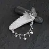 Grampo de Cabelo com Franja de Sino de Cristal Pesado Brilhante Diamante Presilha BB Estilo Étnico Presilha Lateral Retrô Acessório de Cabeça para Mulheres Atacado