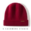 Gorros de Cachemira para Hombres y Mujeres, Gorros de Punto Gruesos de Doble Capa para Otoño e Invierno, Gorros Holgados, Gorros Cálidos para Parejas, Comercio Exterior Transfronterizo