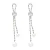 Pendientes Largos con Borla de Perla Aguja de Plata S925 para Mujer 2023 Nuevos Pendientes de Moda Diseño de Nicho Pendientes de Alta Gama