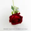 Flores Artificiales de Terciopelo de Rosa Simulada de Gama Alta Adornos Florales Decorativos para Sala de Estar Mesa de Comedor Ramo Seco Adornos de Flores de Seda Arreglo Floral