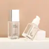 Botella con Dosificador Personalizada de 15/25/35/40ml para Base de Maquillaje Líquida Botella de Vidrio Transparente para Base Bomba de Presión Botella para Loción Bb Cream