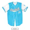 Jaqueta de baseball americana sublimada, casaco esportivo, jersey de softball, camisa de beisebol de competição para homens e mulheres, impressão personalizada