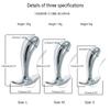 Asahi Valley Descarga Eléctrica Pulso Posterior Plug Anal Hueco Ojo de Caballo Expansión Uretral Masturbación Masculina Orgasmo Herramienta Sexual para Adultos