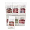 D079B caja blanca ballet Libro Rojo calcomanías para uñas frescas nuevo +12 uñas postizas deseo puro francés desmontable