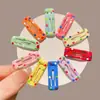 Pinza para cabello de bebé pinza para flequillo infantil mechones sueltos de la frente pinza bb pinza pequeña de colores para niña pequeña tocado pinza lateral parte posterior de la cabeza