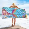 Toalha de Praia de Lã Unilateral para Comércio Exterior Microfibra Toalha de Banho de Praia Toalha Absorvente de Suor com Proteção Solar Toalha de Banho Verão Praia