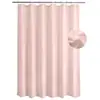 Cortina de Ducha de Comercio Exterior Transfronteriza Color Sólido Clásico Cortina de Ducha Simple Impresión Digital Baño Inodoro Impermeable y Resistente al Moho Partición