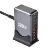 Comércio Exterior Suprimento Transfronteiriço 800W Carregamento de Viagem Plugue de Carregamento de Mesa Multi-Porta Adaptador Carregador Rápido de Nitreto de Gálio Pd