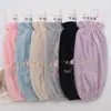 Mangas Largas para Mujer, Mangas Protectoras de Terciopelo Antimanchas Otoño e Invierno, Mangas con Bordado de Letras y Moños Lindas, Venta al por Mayor