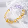 2004 nuevo brazalete Duobao brazalete de amatista natural brazalete de moda simple europeo y americano fabricantes al por mayor