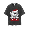 Semillas de comida de Tokio ghouls Ropa de investigación Madera Dorada estudiante de anime camiseta de manga corta hombres y mujeres impresa desgastada ropa de verano t