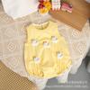 Ropa de Verano para Recién Nacido de Manga Volante Mameluco de Manga Corta para Bebé Verano Fino para Niños y Niñas Mameluco para Bebé