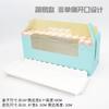 Cake Roll Packaging Box 3 compartimentos portátil rosa azul Cupcake Ano Novo Apple Baking Packaging Caixa de presente Multi-cor