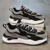 Sapatos Masculinos de Verão Novos Sapatos Brancos Respiráveis Sapatos Esportivos Masculinos Estilo Coreano Tendência Versátil Sola Grossa Casuais Sapatos de Pai