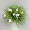 Planta Artificial de Juncos Falsos Decoração de Paisagem Ornamentos Planta Verde Paisagismo Grama Interna Escandinava Popular Tiro