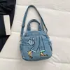Bolso Cruzado de un Solo Hombro de Mezclilla Estilo Nuevo 2026 para Mujer, Mochila Versátil de Moda, Bolso de Mano de Gran Capacidad de Alto Valor para Viajes Diarios