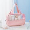 Saco cosmético Mulheres de grande capacidade portátil Ins Internet Celebrity Travel Storage Bag costura PVC cosmético lavar saco de armazenamento