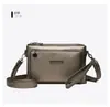 Bolsas para Mulheres 2024 Novo Estilo da Moda Bolsa de Ombro Transversal Couro de Vaca Bolsa para Mãe de Meia-Idade Pequena Bolsa Multicamadas Tendência