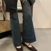 Otoño 2025 Nueva Moda Versátil Punta Puntiaguda Gamuza Elegantes Zapatos de Trabajo Poco Profundos para Mujer con Tacón Grueso Slip-On