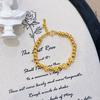 Colar Shajin New Classic Trevo de Quatro Folhas Feminino Nicho Design de Flor Fashionável Simples Versátil Corrente para Clavícula Joia