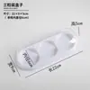 Caixa de Embalagem para Biscoito de Batata e Ovo Snow Mei Niang de Grão Único e Grão Duplo Caixa Branca com Tampa Transparente Blister Oval Caixa para Doces Ocidentais
