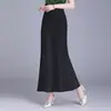 Nova Saia Cauda de Peixe Elegante e Moderna Estilo Chinês 2026 Saia Elegante Justa ao Corpo que Molda o Quadril Nova Saia Feminina de Cintura Alta para Primavera e Verão