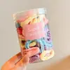 Elásticos coloridos para polegar de crianças para meninas, cordões fofos para rabos de cavalo pequenos, elásticos de alta elasticidade, acessórios de cabelo, acessórios de cabeça